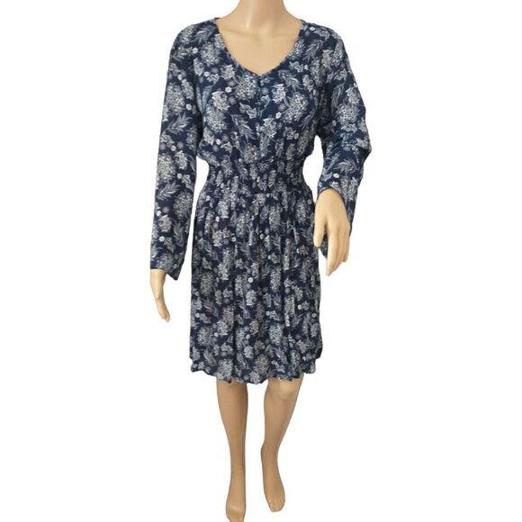 J Gee Floral Dress MP Long Sleeve Petite Cottage Fairy Grunge Romantic Cottage - Picture 9 of 16